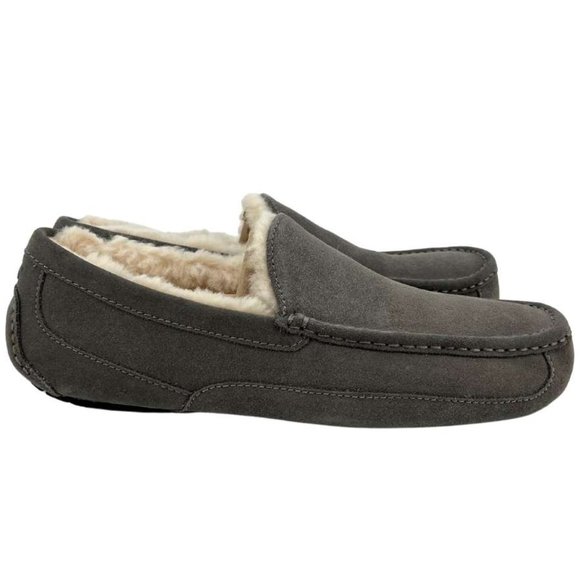UGG | Men's Ascot Slippers | Grey | Various Sizes - Picture 3 of 6